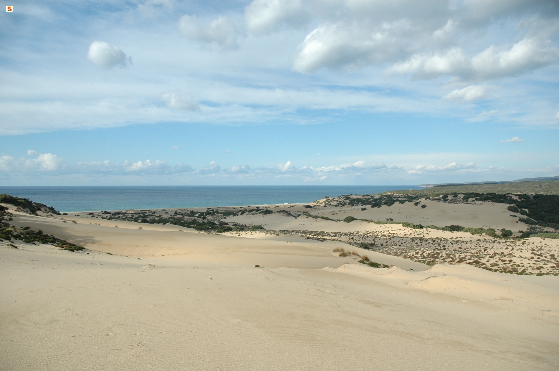 Spiaggia di Piscinas, panorama