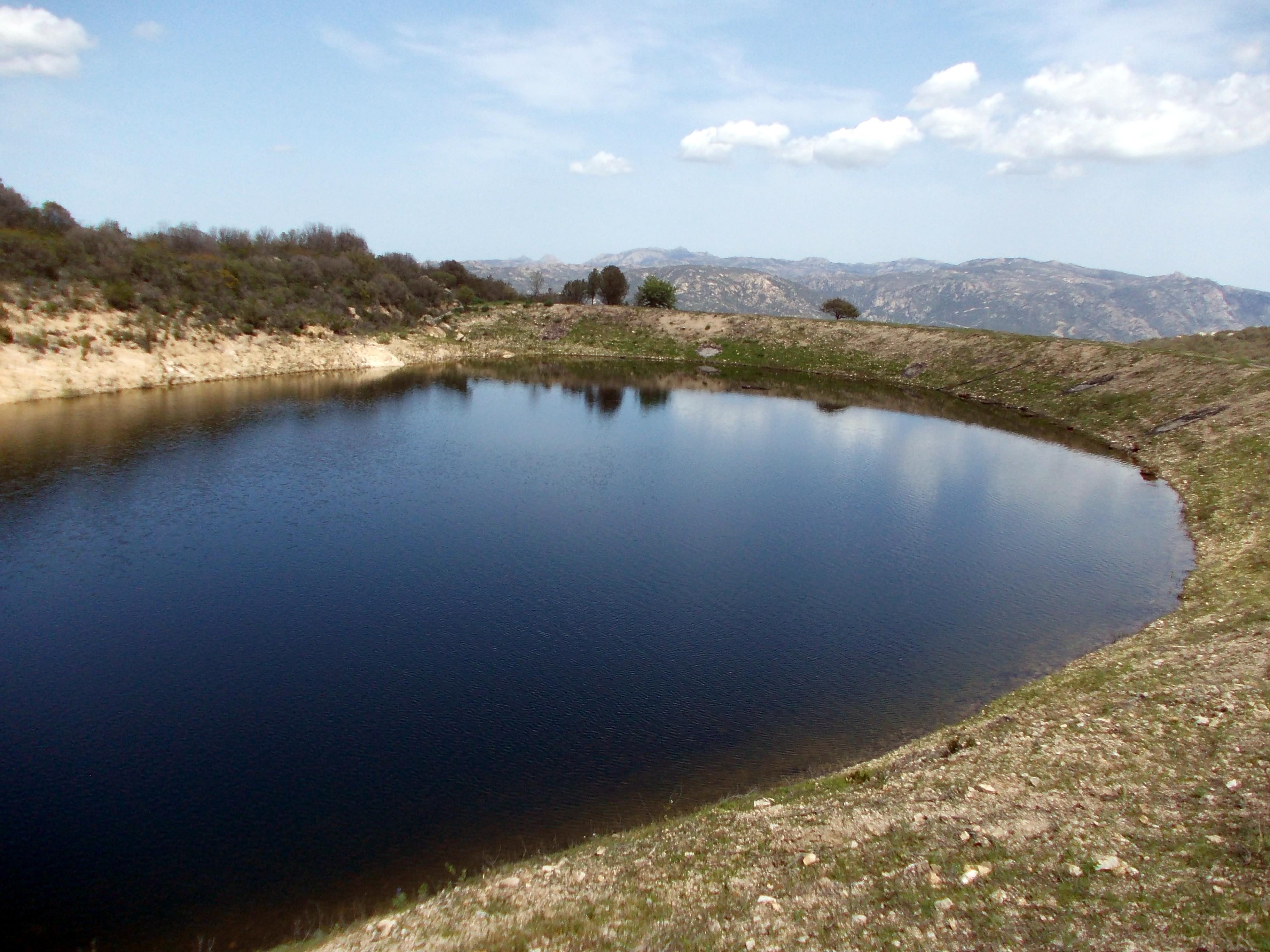 Laghetto presso punta Prammas in località Sas Murtas