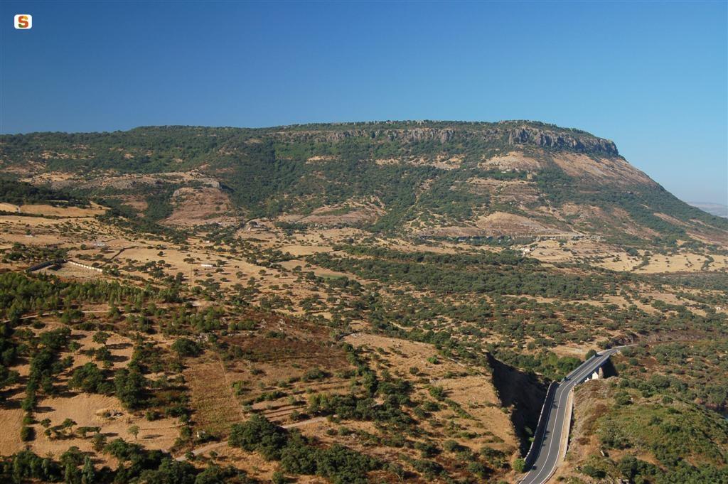 Monte Minerva visto dal centro abitato