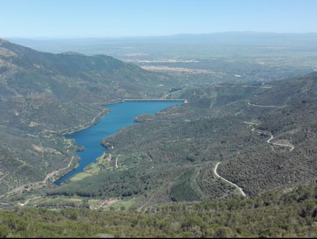Panorama da Cuccurdoni Mannu - Lago Cixerri