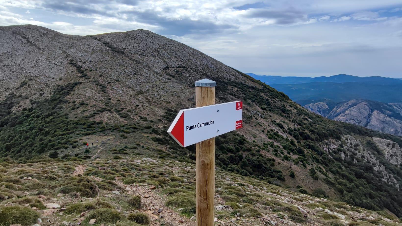 Vista dall'alto di Genna Eidadi verso punta Cammedda