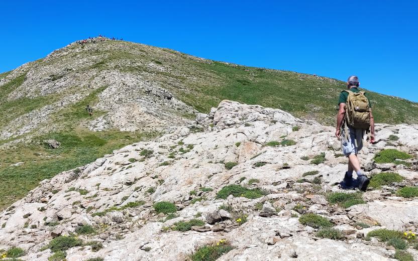 Gennargentu, salita alla cima del M.Arbu oltre 1500mslm