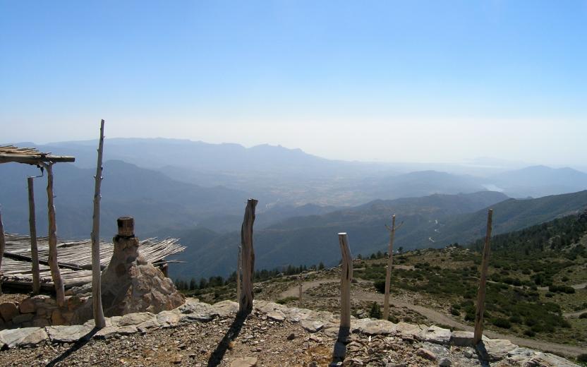 Panorama dal monte Olinie