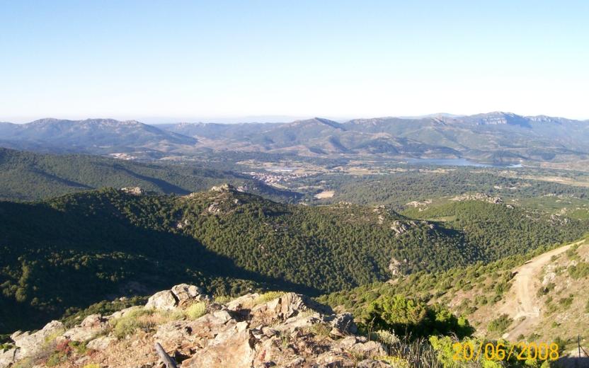 Talana, vista panoramica dalla vedetta Olinie