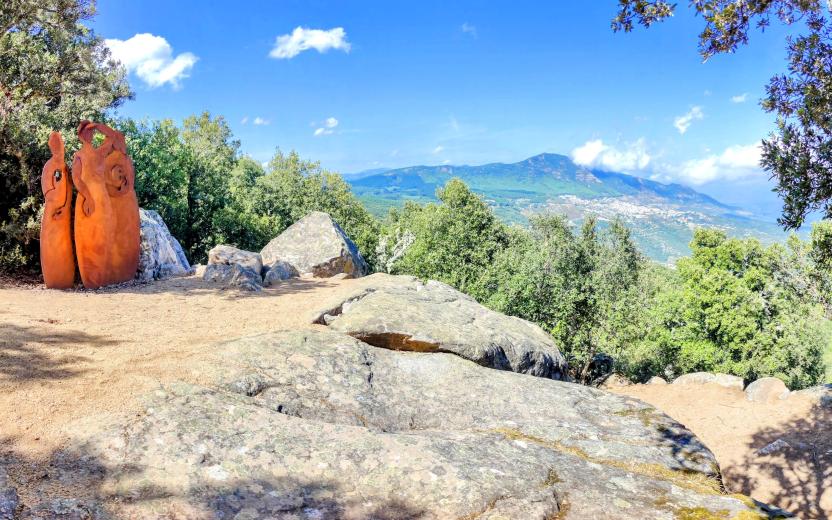 Punto Panoramico - prima della realizzazione di Andala segura - Seleni