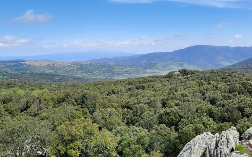 Vista da Su Corriadore