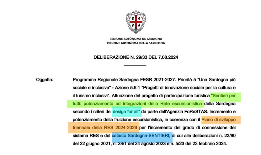 DGR 29/33 del 7 agosto 2024