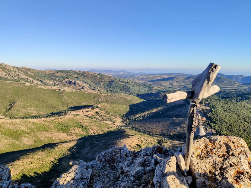 Panorama dalla cima di monte Fumai verso Janna Untana Vona