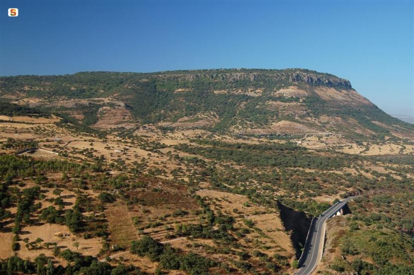 Monte Minerva visto dal centro abitato