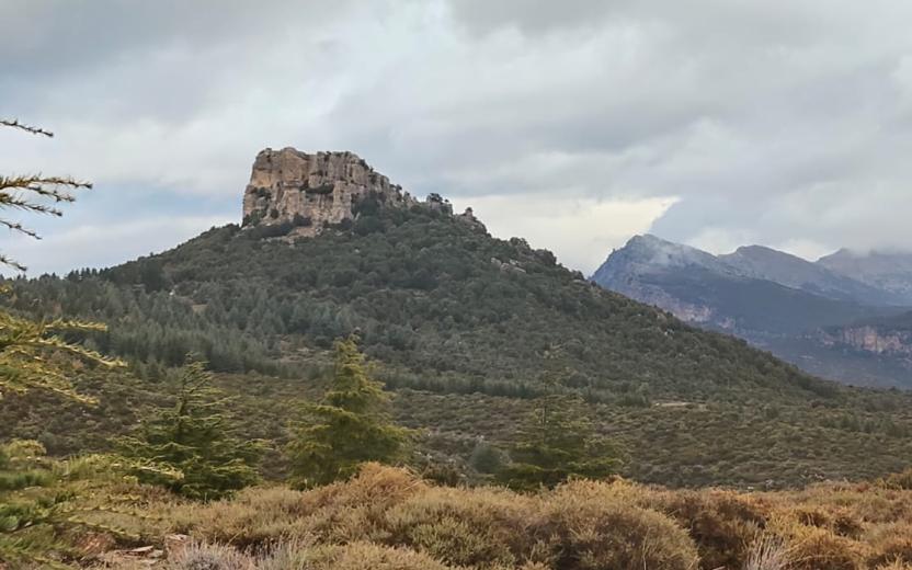 Monte Novo S. Giovanni visto dall'itinerario lungo - Montes, Orgosolo