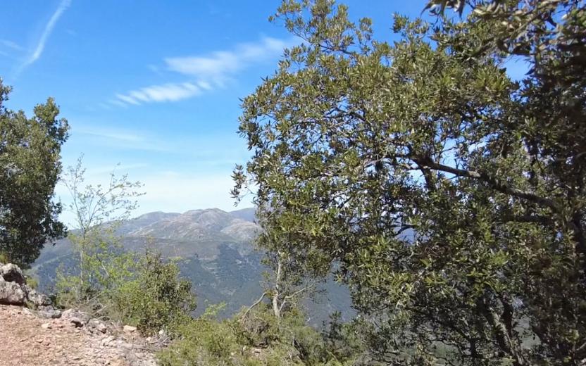 Veduta panoramica percorso