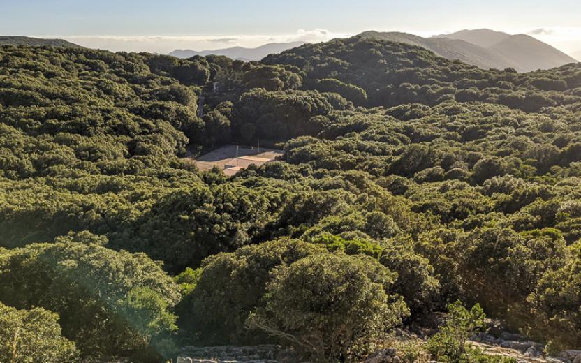 Marganai - L'eliporto e la zona di Case Marganai