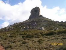 Perda Liana vista dal sentiero Genna Filigi (Anello Perda Liana)