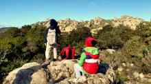 Acqueddas, Panorama sulle creste