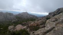 Paesaggi in cima, presso le vette del Limbara