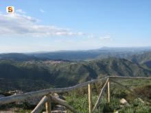 Villasalto panorama dal Belvedere su Pardu
