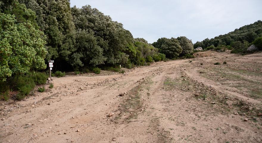 Arcu sa Spina, fine del sentiero