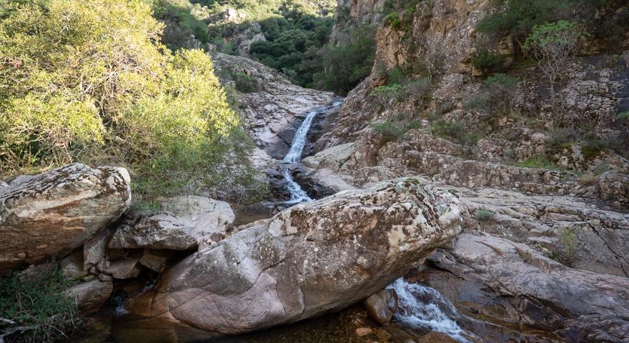 Confluenza tra Rio Linas e Rio Muru Mannu