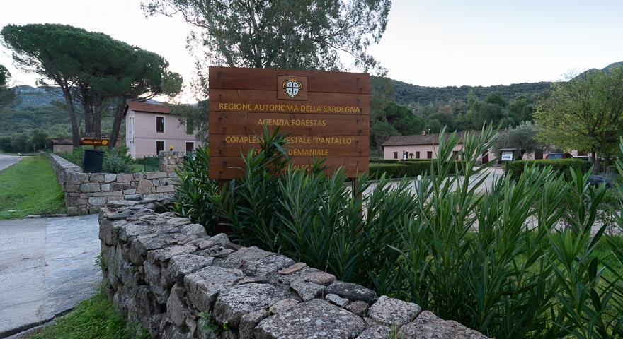 Gli edifici di Forestas a Pantaleo