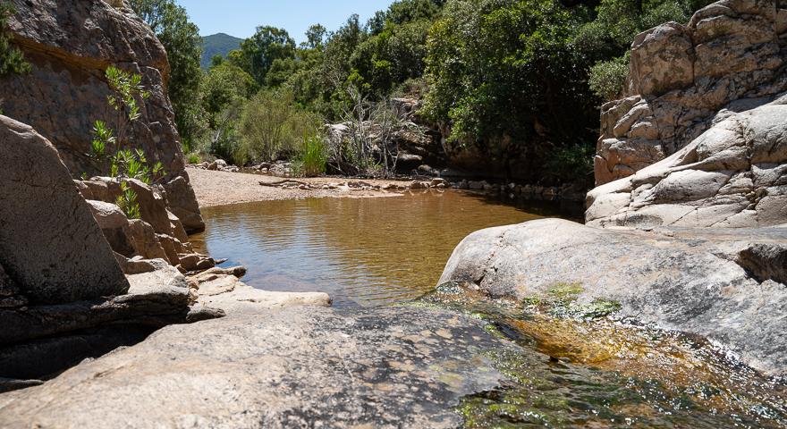 Il greto del Rio Gutturu Mannu