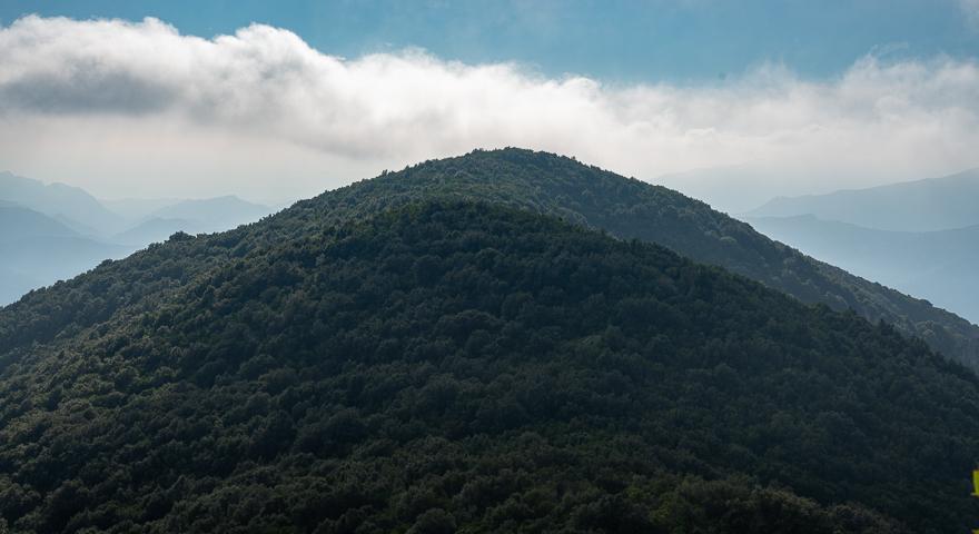 La vetta di Is Pauceris Mannus, meta della escursione