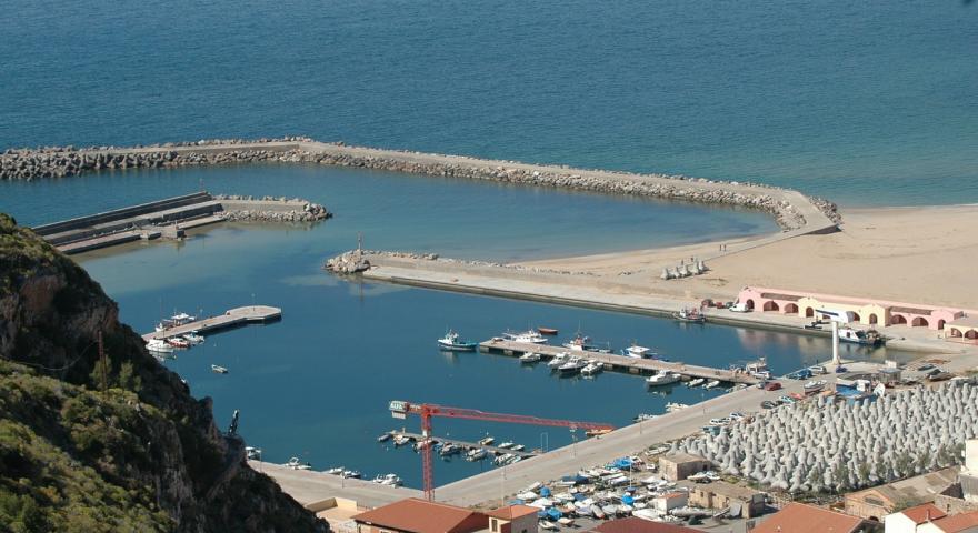 Buggerru, scorcio del porto visto dal monte Rosmarino
