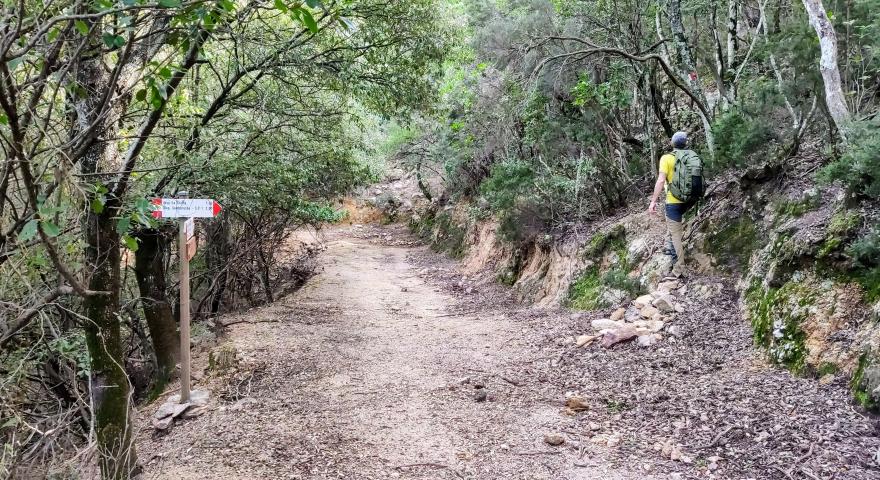 220A, incrocio con il tracciato 220 per il Lattias