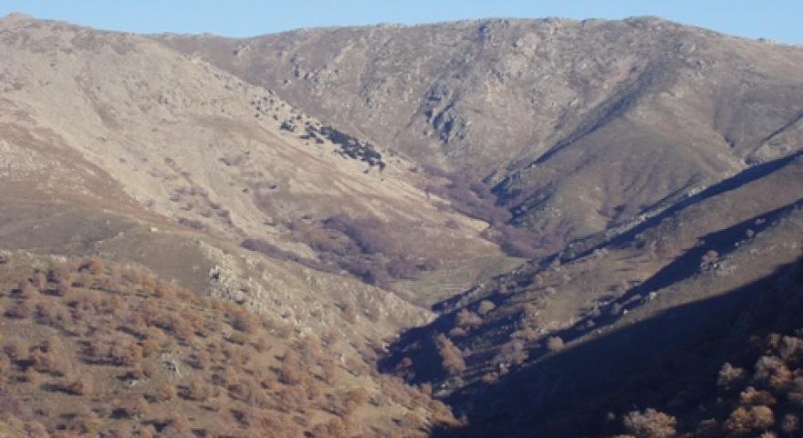 Panoramica della catena del Gennargentu vista da Arcu 'e Tuliercu Panoramica della catena del Gennargentu vista da Arcu 'e Tuliercu