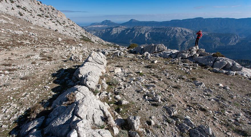 Presso Orgoi, lungo il sentiero