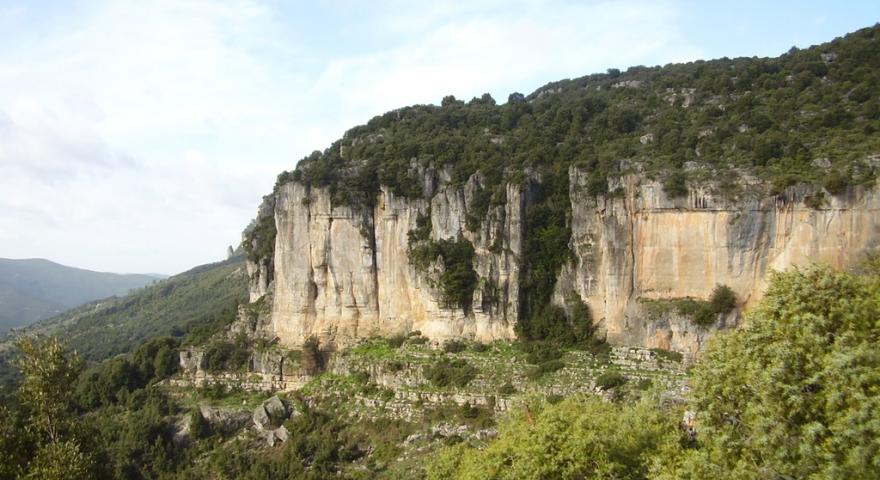 Vista panoramica dell'altopiano del Tisiddu 