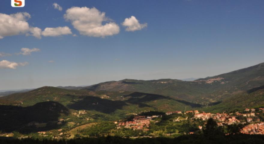 Vista panoramica di Aritzo