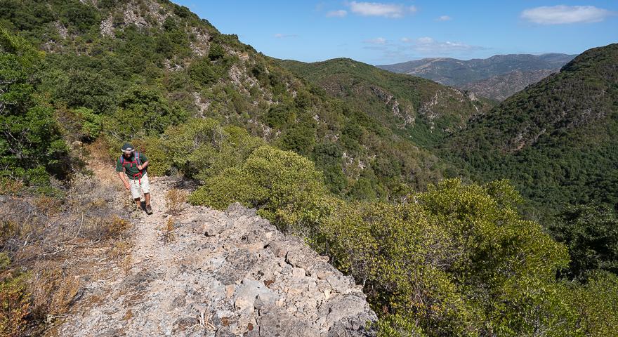 Panorama sulla mulattiera