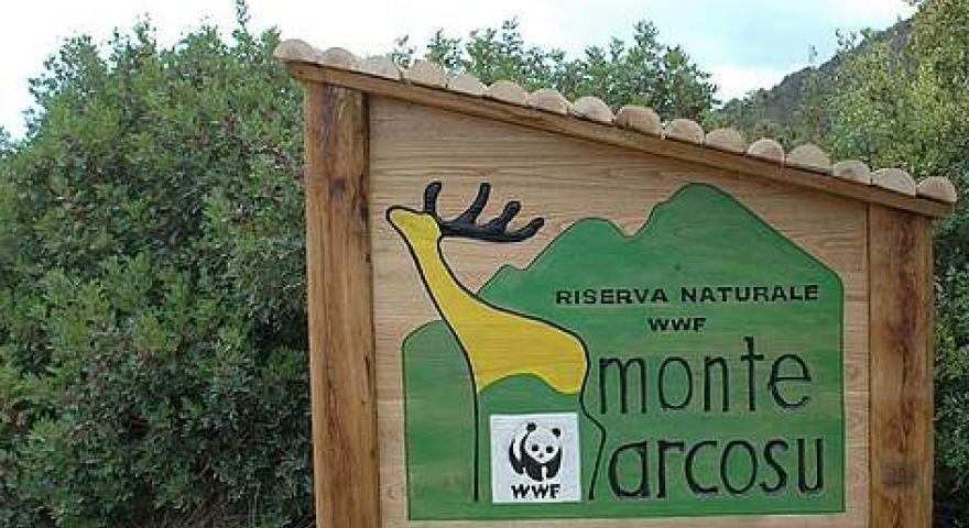 cartello ingresso Monte Arcosu