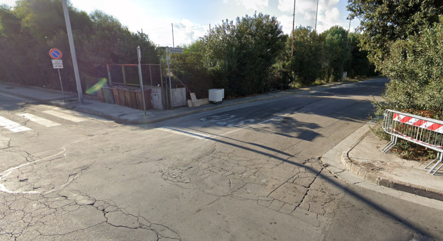 Strada comunale Molentargius, ingresso Quartu, fine sentiero 701
