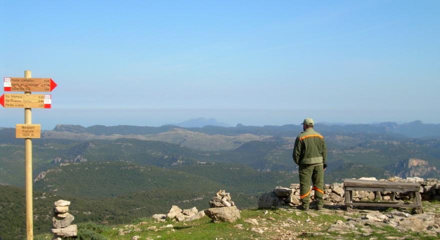 vista da uno dei sentieri escursionistici