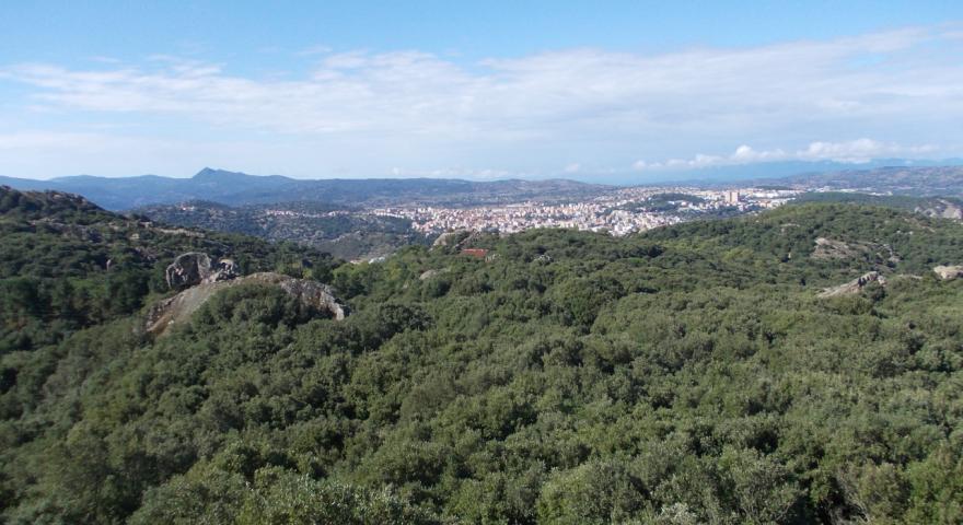 Nuoro vista dal monte Ortobene