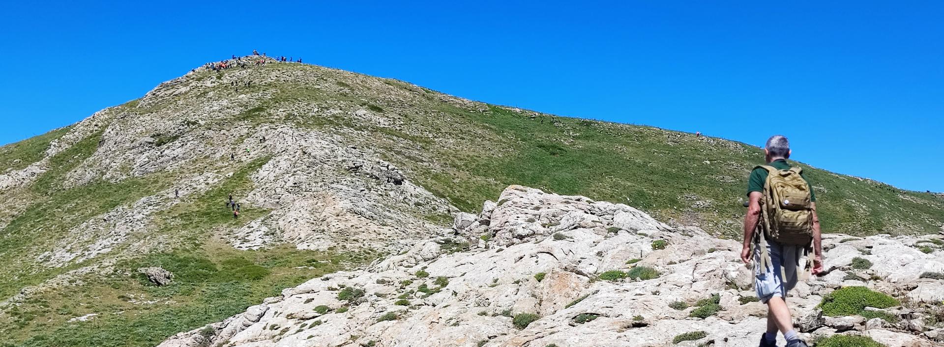 Gennargentu, salita alla cima del M.Arbu oltre 1500mslm