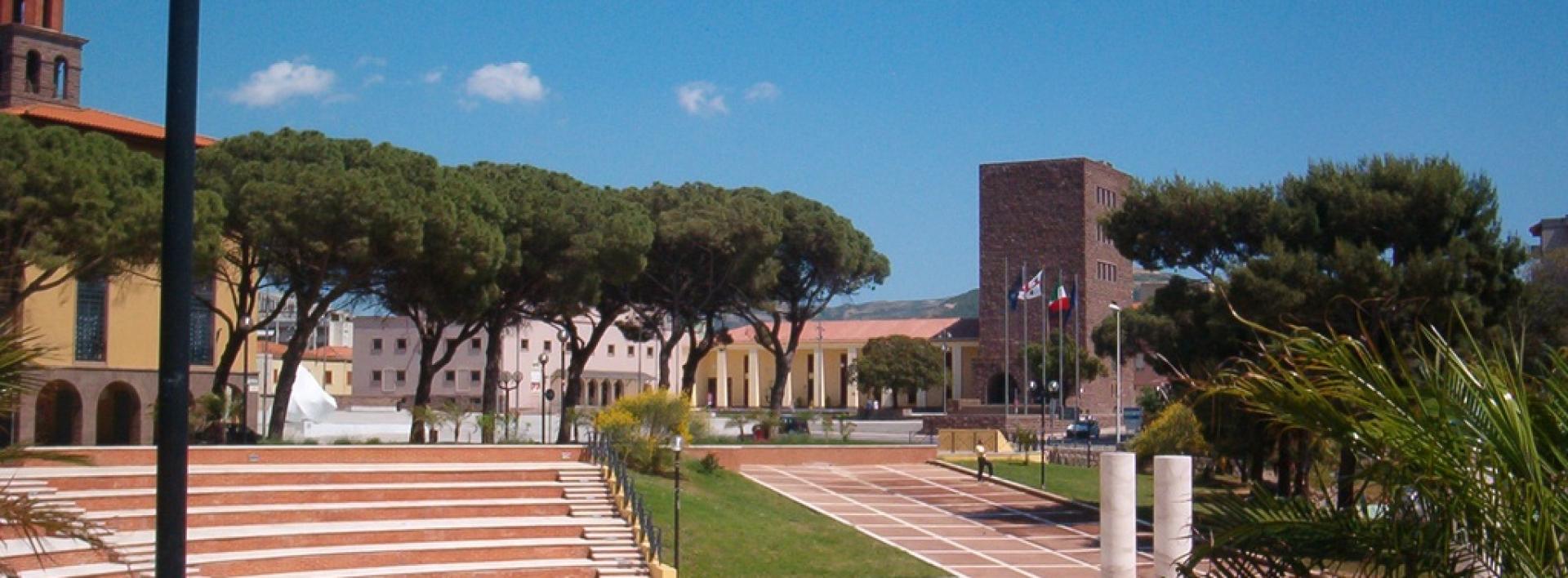 Carbonia, anfiteatro di piazza Marmilla