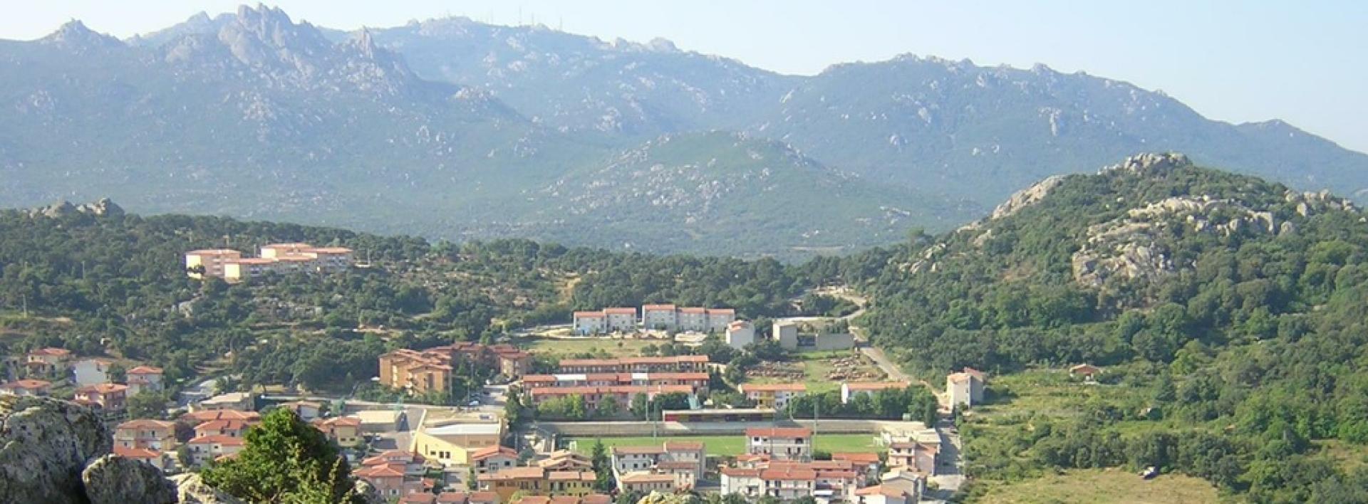 Panorama di Calangianus, località La Crucitta