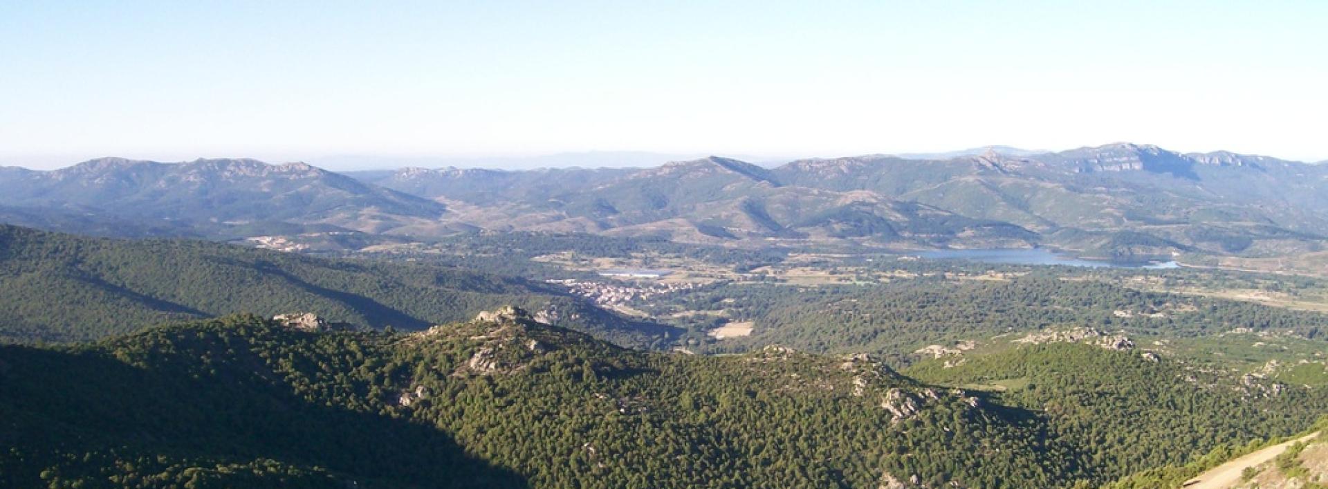 Talana, vista panoramica dalla vedetta Olinie