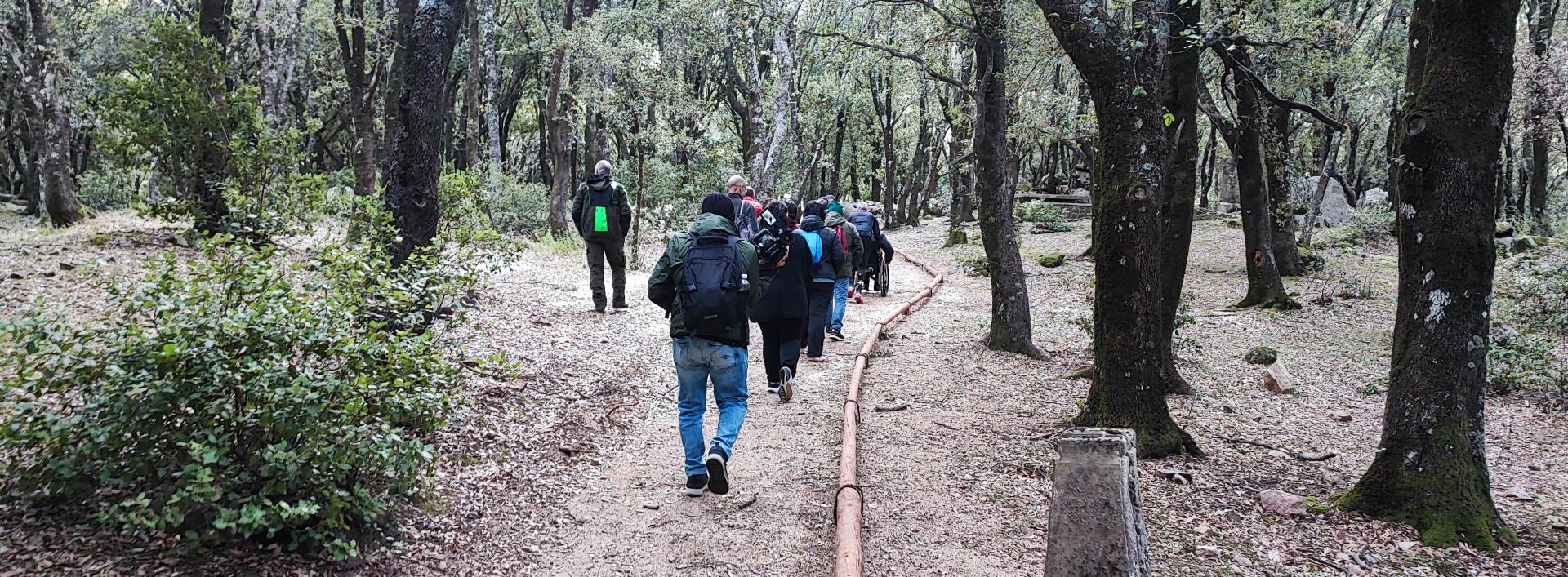 Lungo il sentiero accessibile di Lanusei-Seleni