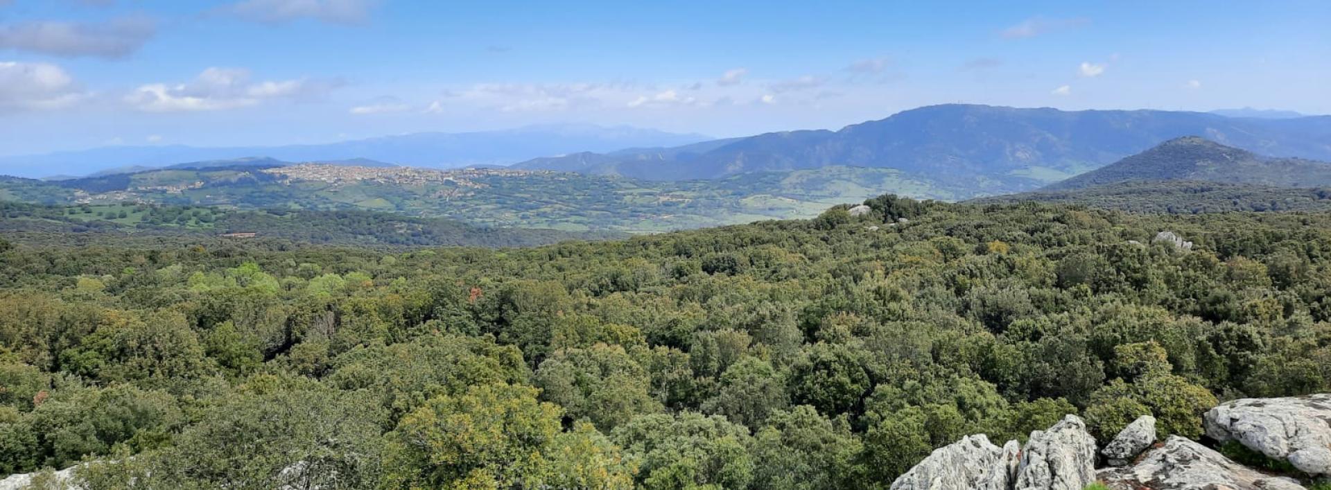 Vista da Su Corriadore