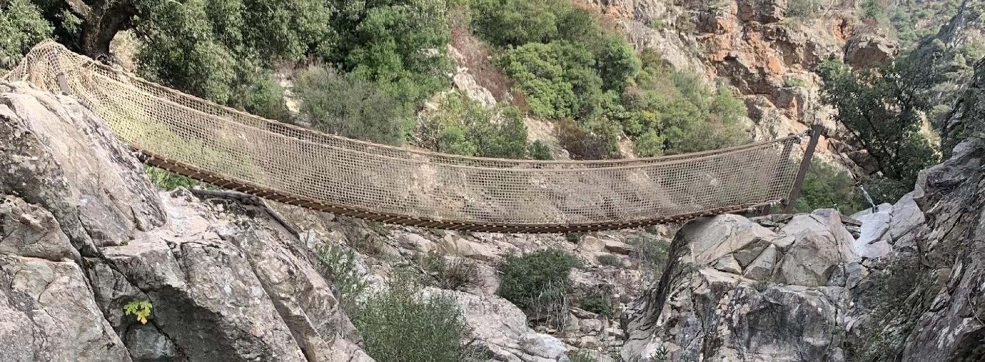 Ponte tibetano sul rio Nuluttu