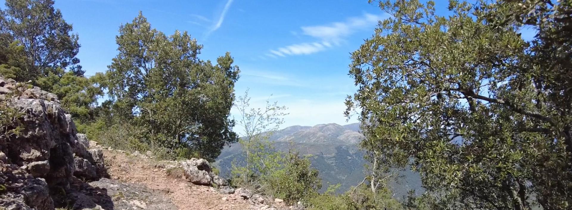 Veduta panoramica percorso