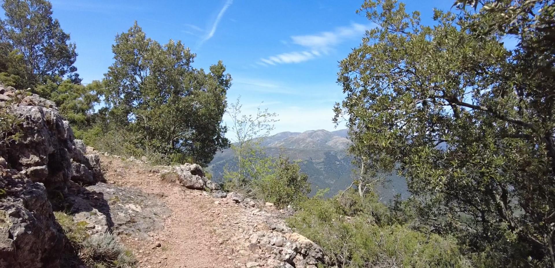 Veduta panoramica percorso