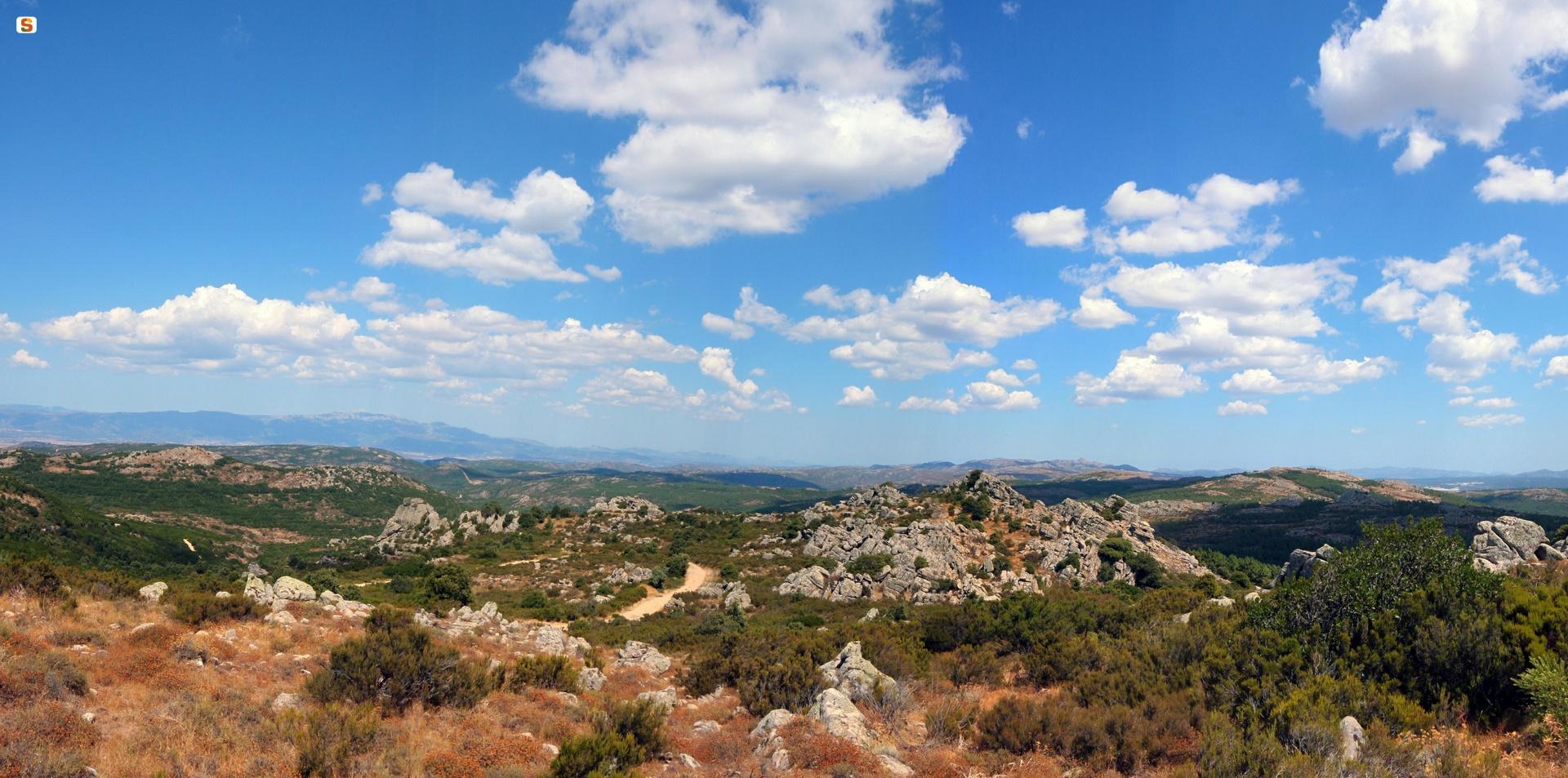 panoramica sul monte acuto dalla vetta di monte lerno.jpg