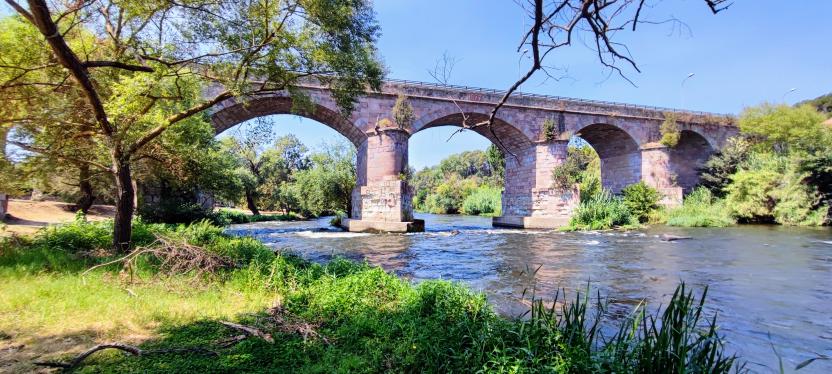 ponte romano Fordongianus, lungo il Tirso