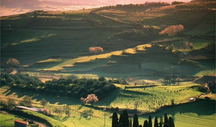 Bonnanaro - La vallata su cui sorge il paese