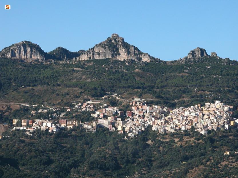 Jerzu, veduta del paese
