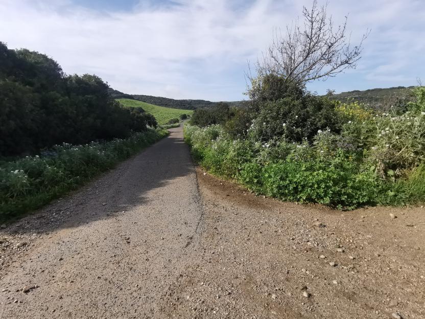 Incrocio per nuraghe Bamendula, sentiero 437 - Villaurbana